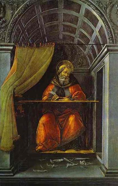 Sandro Botticelli St. Augustine in Cell China oil painting art